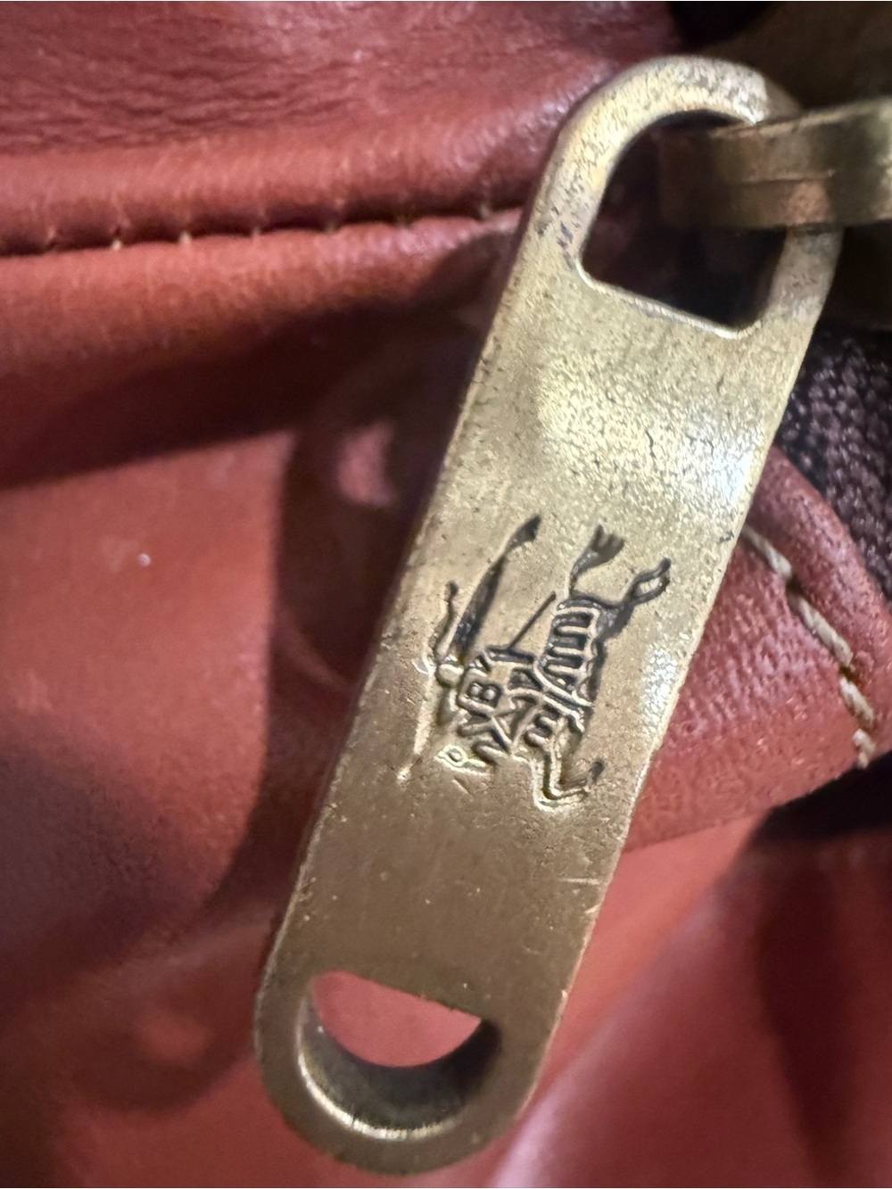 Burberry Plaid Tweed Tote Bag with Brown Trim - Picture 14 of 14